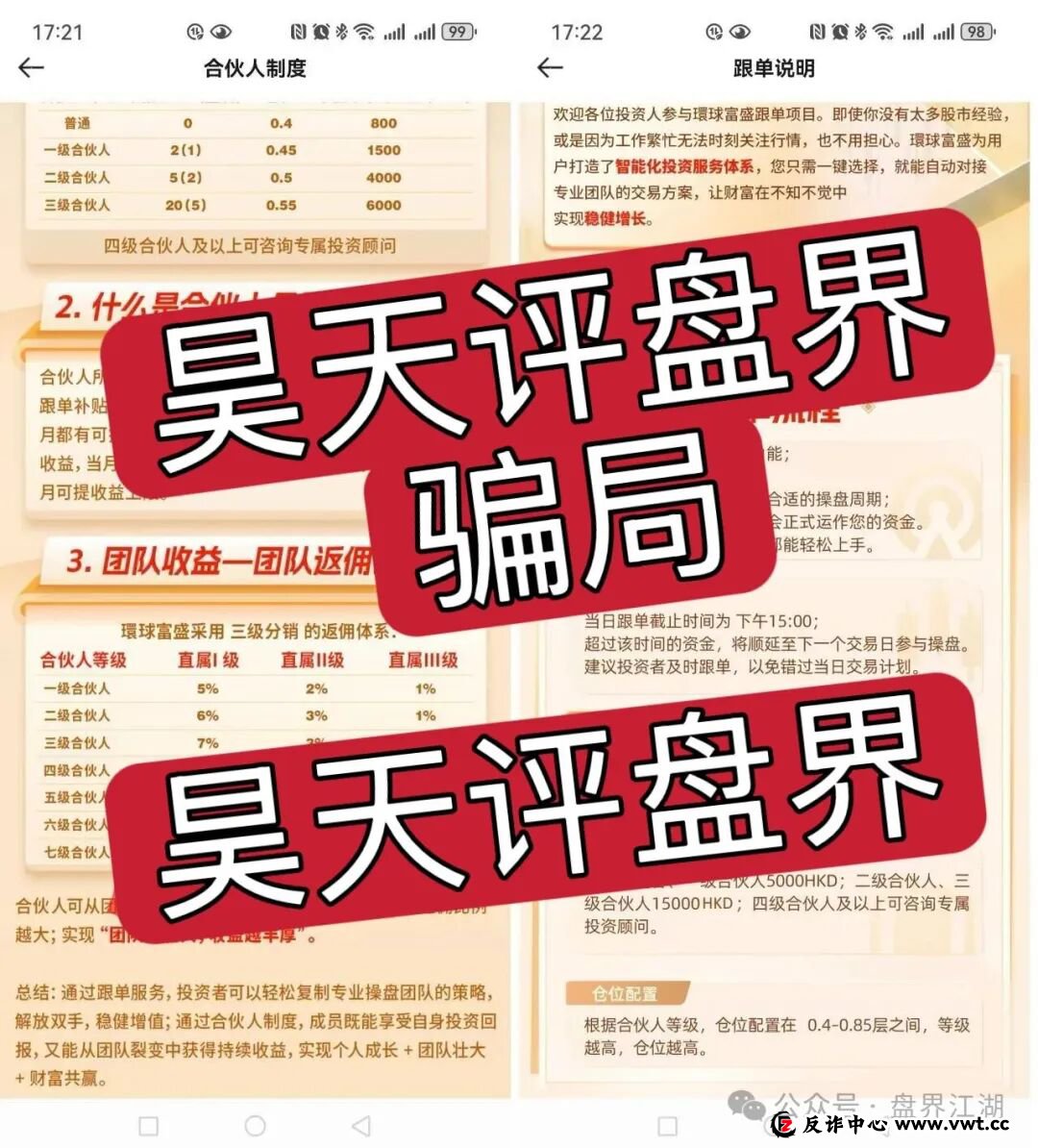 環球富盛又一个套牌冒充正规公司资料进行诈骗的股票跟单类资金盘骗局,高度