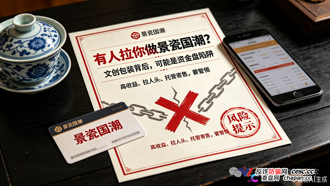 紧急预警|“景瓷国潮”:正主声明从未授权,月收益30%靠新钱填旧账,国潮外