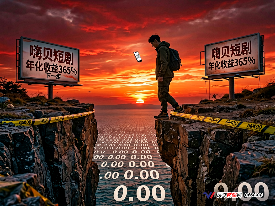 嗨贝短剧：披着短剧外衣的资金盘，8月28日已被多名博主定性为随时跑路的高危骗局(1)