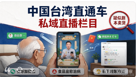 警惕私域直播 “台湾直通车” 栏目!假借宝岛名医之名,专门忽悠中老年人(2) 警惕私域直播 “台湾直通车” 栏目!假借宝岛名医之名,专门忽悠中老年人(2)